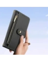 Etui z klapką Dux Ducis Lawa do Samsung Galaxy S25+ Plus z odłączanym portfelem magnetycznym czarne