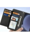 Etui z klapką Dux Ducis Lawa do Samsung Galaxy S25+ Plus z odłączanym portfelem magnetycznym czarne