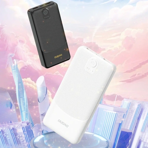 Powerbank Dudao K10 10000mAh 2.4A 2xUSB-A czarny