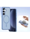 Etui z klapką Dux Ducis Lawa do Samsung Galaxy S25+ Plus z odłączanym portfelem magnetycznym niebieskie