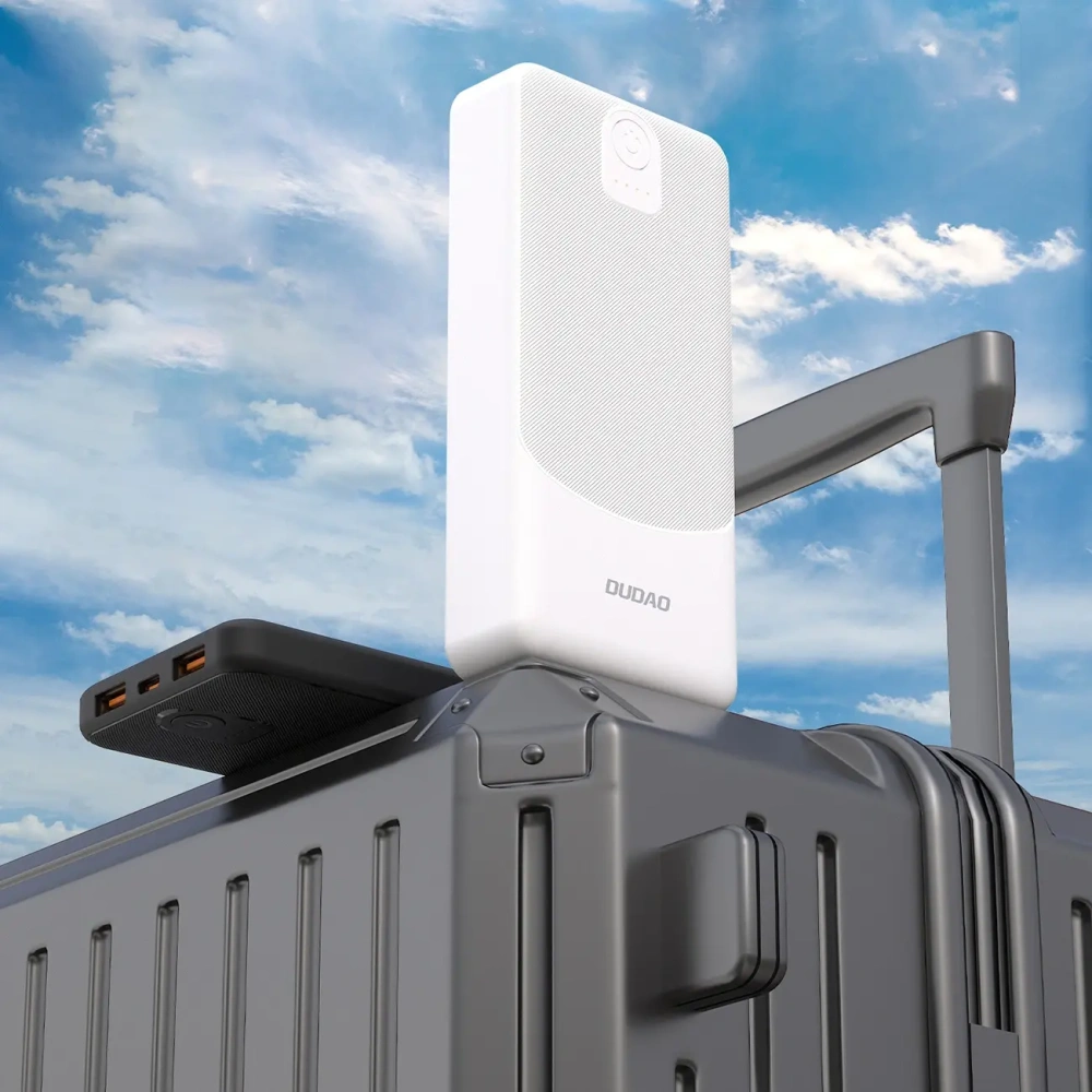 Powerbank Dudao K10 10000mAh 2.4A 2xUSB-A czarny