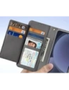 Etui z klapką Dux Ducis Lawa do Samsung Galaxy S25+ Plus z odłączanym portfelem magnetycznym szare