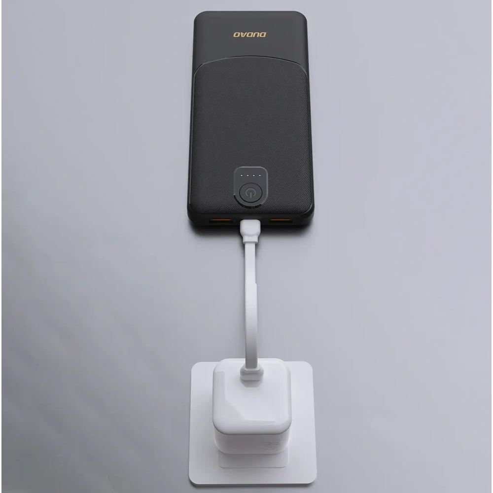 Powerbank Dudao K10 10000mAh 2.4A 2xUSB-A czarny