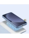 Etui z klapką Dux Ducis Lawa do Samsung Galaxy S25+ Plus z odłączanym portfelem magnetycznym niebieskie