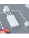 Powerbank Dudao K10 10000mAh 2.4A 2 xUSB-A biały
