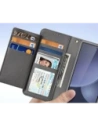 Etui z klapką Dux Ducis Lawa do Samsung Galaxy S25 Ultra z odłączanym portfelem magnetycznym szare