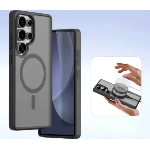 Etui z klapką Dux Ducis Lawa do Samsung Galaxy S25 Ultra z odłączanym portfelem magnetycznym czarne