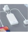 Powerbank Dudao K10Pro 2.4A 20000mAh 2xUSB-A biały