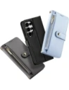 Etui z klapką Dux Ducis Lawa do Samsung Galaxy S25 Ultra z odłączanym portfelem magnetycznym czarne