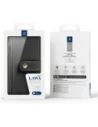 Etui z klapką Dux Ducis Lawa do Samsung Galaxy S25 Ultra z odłączanym portfelem magnetycznym czarne
