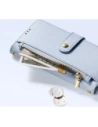 Etui z klapką Dux Ducis Lawa do Samsung Galaxy S25 Ultra z odłączanym portfelem magnetycznym niebieskie
