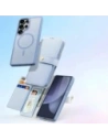 Etui z klapką Dux Ducis Lawa do Samsung Galaxy S25 Ultra z odłączanym portfelem magnetycznym niebieskie