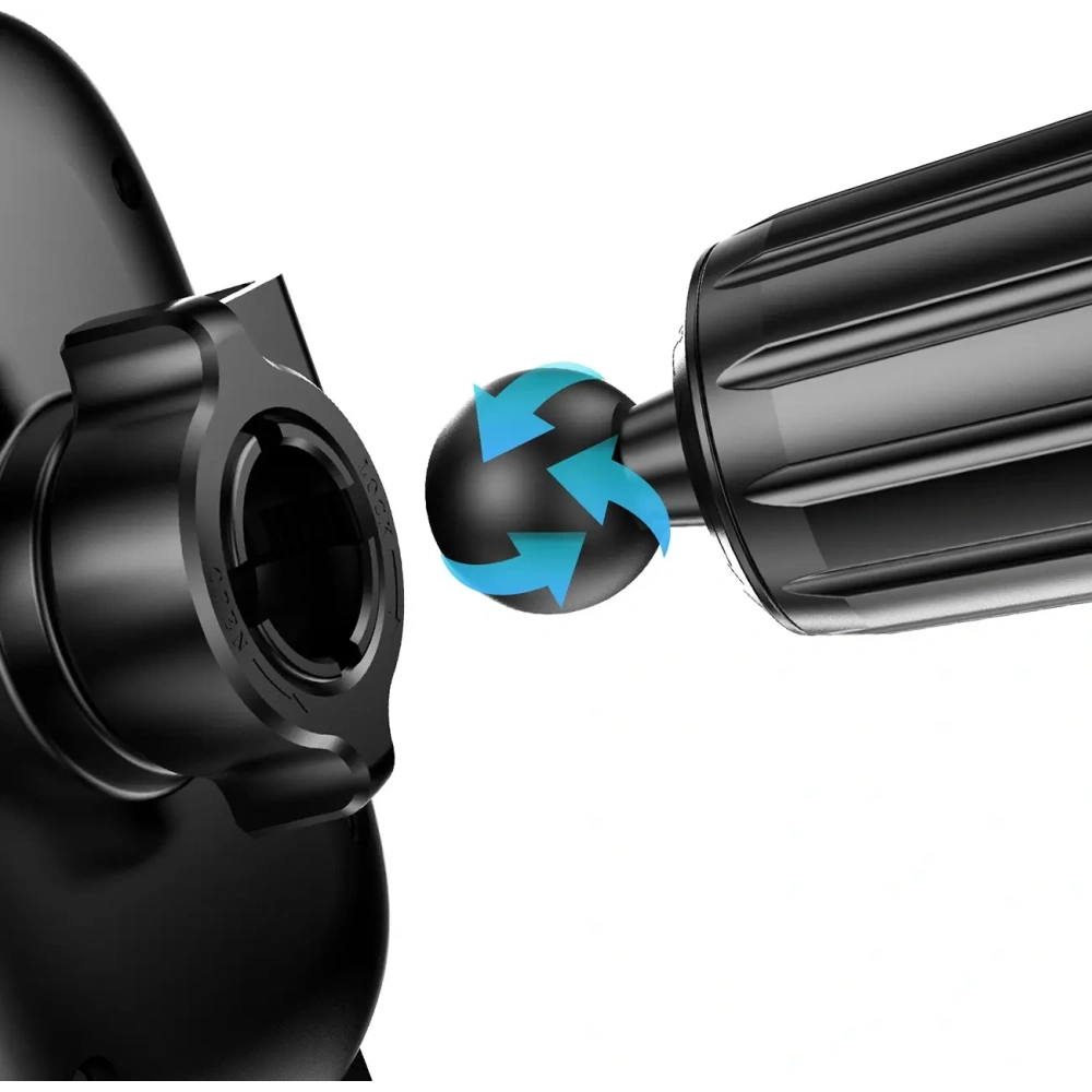 Uchwyt samochodowy na kokpit Dudao F5N+ grawitacyjny czarny