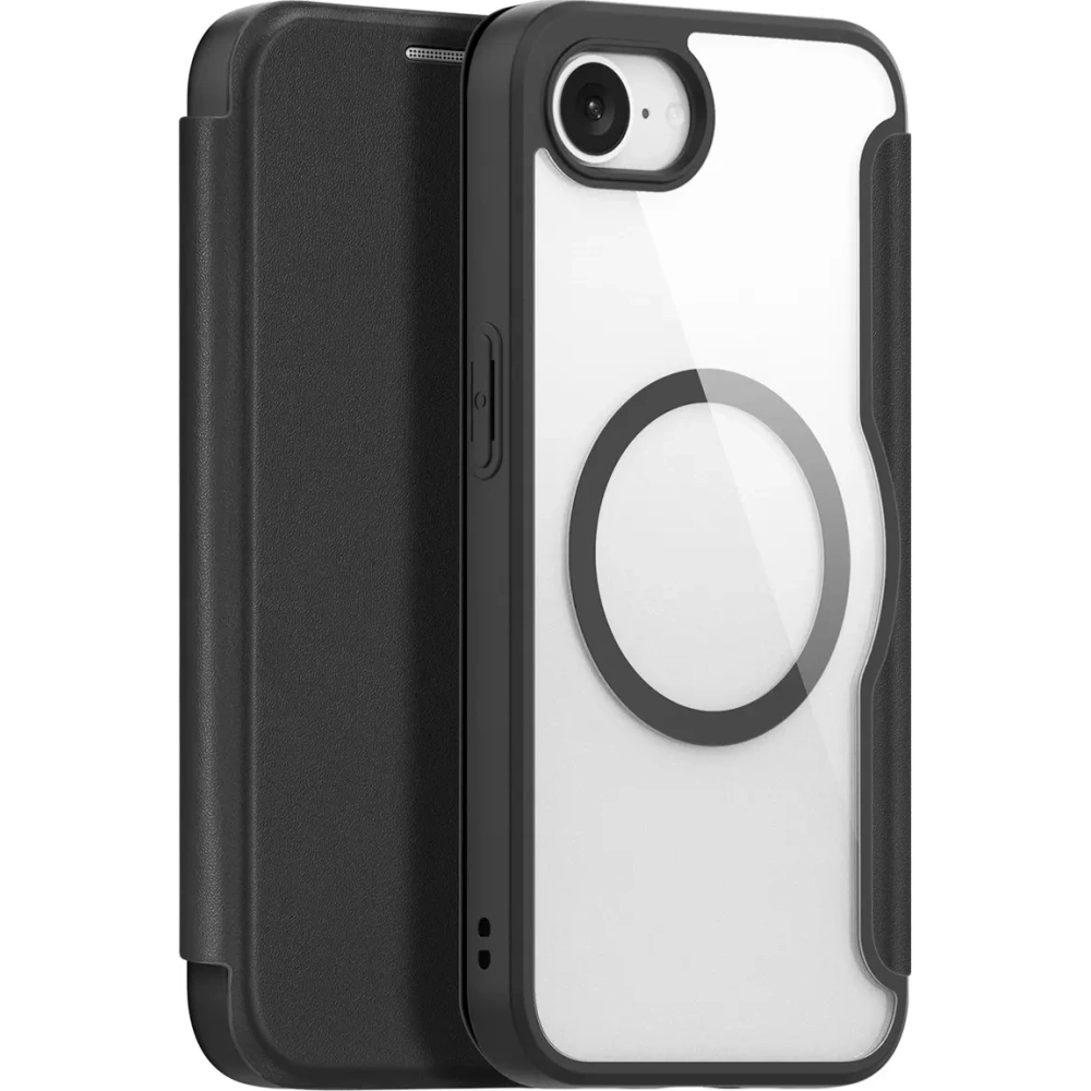 Etui z klapką Dux Ducis Skin X Pro z MagSafe na iPhone 16e czarne