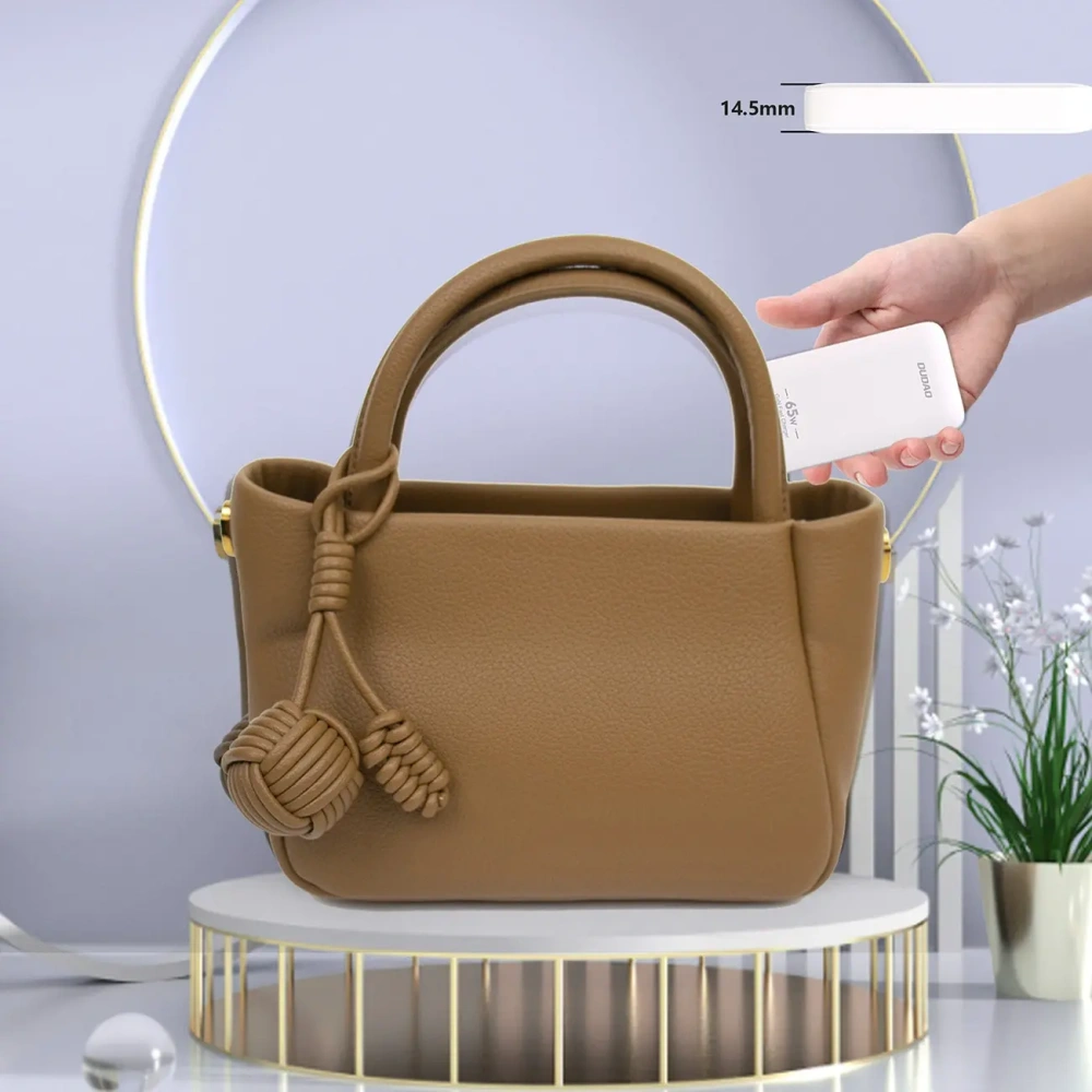 Ładowarka sieciowa podróżna GaN Dudao A65Q 65W USB-A / USB-C PD EU / US biała