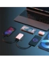 Ładowarka sieciowa podróżna GaN Dudao A65Q 65W USB-A / USB-C PD EU / US biała
