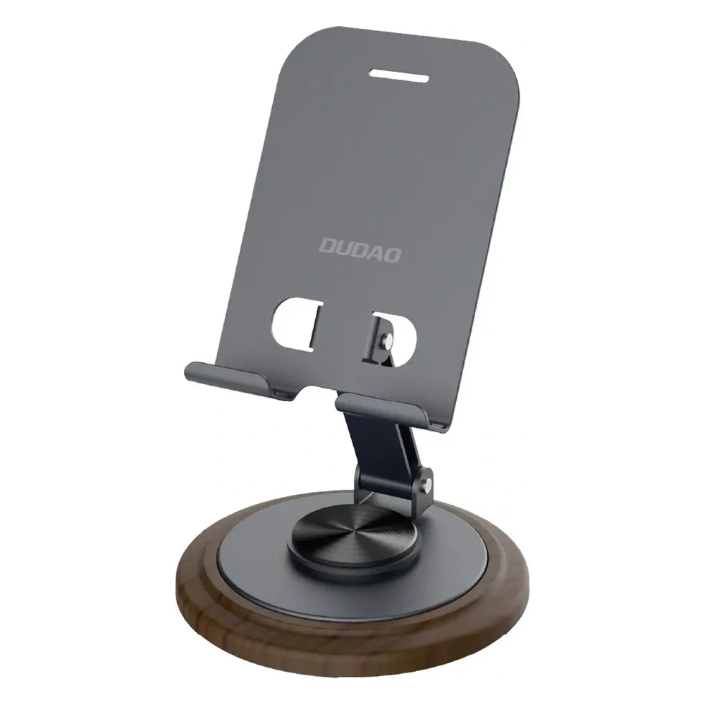 Podstawka do telefonu Dudao F17M 360° metalowa szara