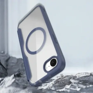 Etui z klapką Dux Ducis Skin X Pro z MagSafe na iPhone 16e niebieskie