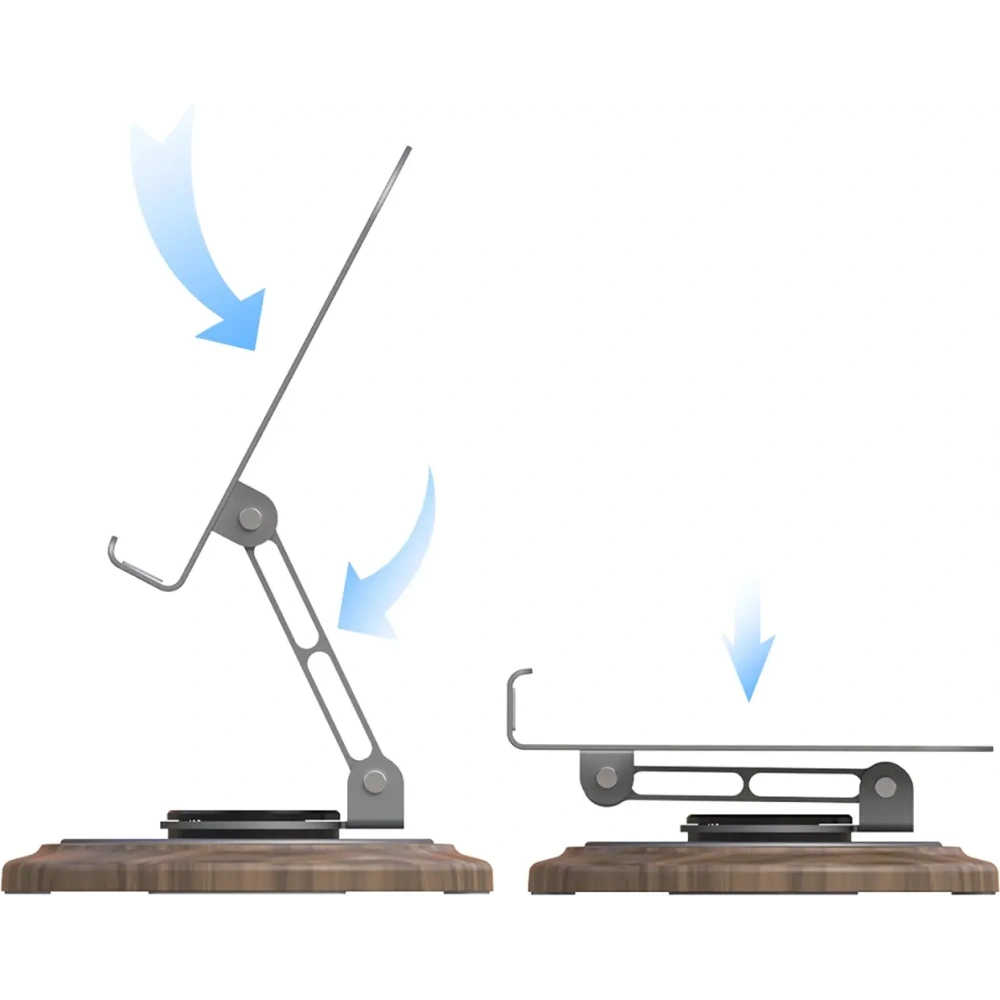 Podstawka do telefonu Dudao F17M 360° metalowa szara