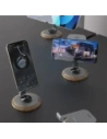 Podstawka do telefonu Dudao F17M 360° metalowa szara