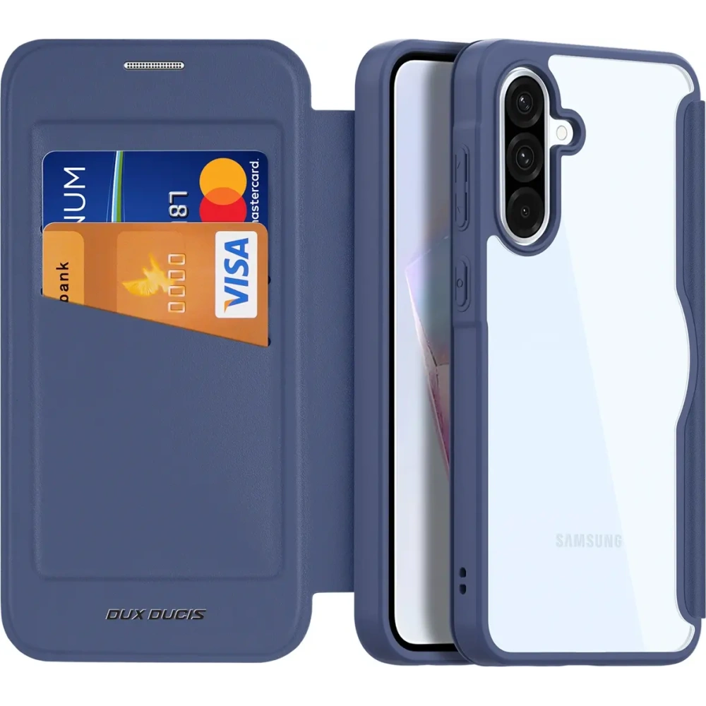 Etui z klapką Dux Ducis Skin X Pro do Samsung Galaxy A36 5G / A56 5G niebieskie