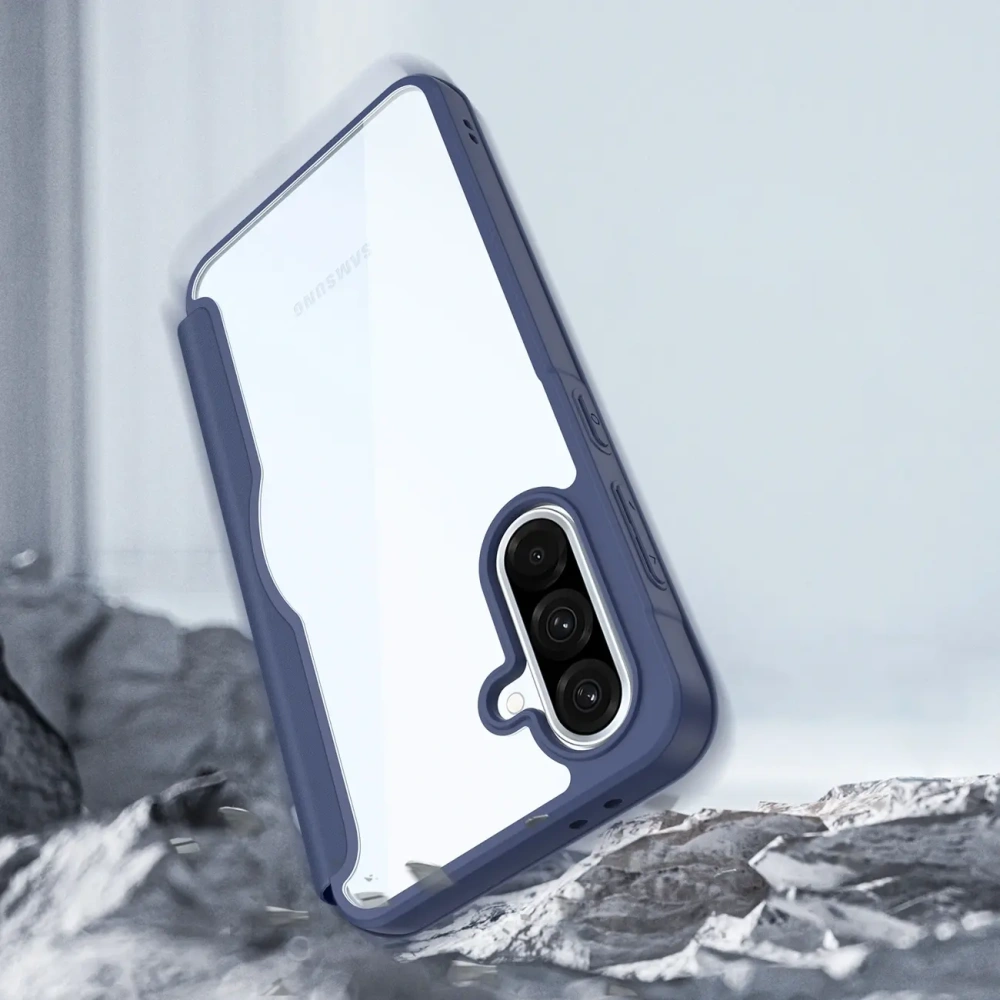 Etui z klapką Dux Ducis Skin X Pro do Samsung Galaxy A36 5G / A56 5G niebieskie