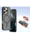 Etui z klapką Dux Ducis Lawa do Apple iPhone 16 Pro czarne