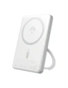 Powerbank bezprzewodowy Dudao K28S 20W PD 5000mAh z MagSafe i podstawką srebrny