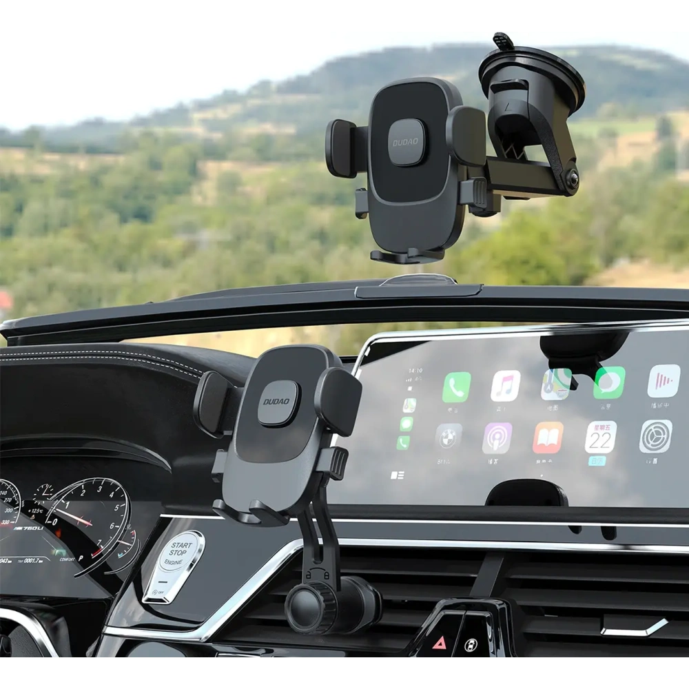 Uchwyt samochodowy na kokpit Dudao F2N+ grawitacyjny czarny