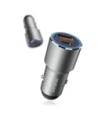 Ładowarka samochodowa Dudao R4PQ USB-A, USB-C Power Delivery Quick Charge 22.5W szary