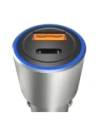 Ładowarka samochodowa Dudao R4PQ USB-A, USB-C Power Delivery Quick Charge 22.5W szary