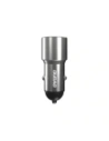 Ładowarka samochodowa Dudao R4PQ USB-A, USB-C Power Delivery Quick Charge 22.5W szary