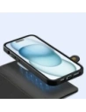 Etui z klapką Dux Ducis Lawa do Apple iPhone 15 czarne