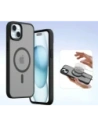 Etui z klapką Dux Ducis Lawa do Apple iPhone 15 czarne