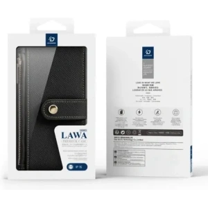 Etui z klapką Dux Ducis Lawa do Apple iPhone 15 czarne