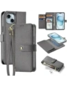 Etui z klapką Dux Ducis Lawa do Apple iPhone 15 szare