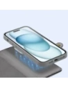 Etui z klapką Dux Ducis Lawa do Apple iPhone 15 szare