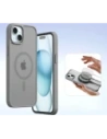 Etui z klapką Dux Ducis Lawa do Apple iPhone 15 szare
