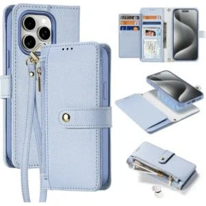 Etui z klapką Dux Ducis Lawa do Apple iPhone 15 niebieskie