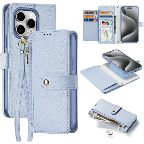 Etui z klapką Dux Ducis Lawa do Apple iPhone 15 niebieskie