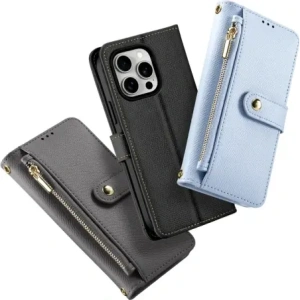 Etui z klapką Dux Ducis Lawa do Apple iPhone 15 niebieskie
