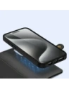 Etui z klapką Dux Ducis Lawa do Apple iPhone 15 Pro czarne