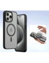 Etui z klapką Dux Ducis Lawa do Apple iPhone 15 Pro czarne
