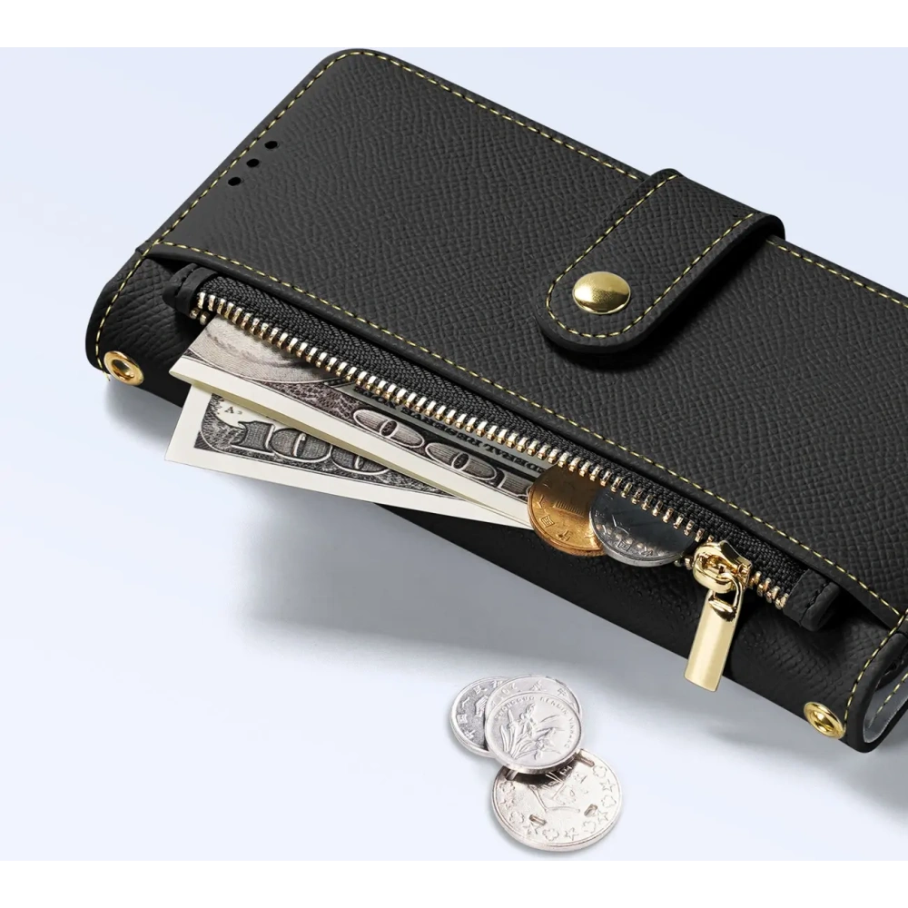 Etui z klapką Dux Ducis Lawa do Apple iPhone 15 Pro czarne