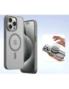 Etui z klapką Dux Ducis Lawa do Apple iPhone 15 Pro szare