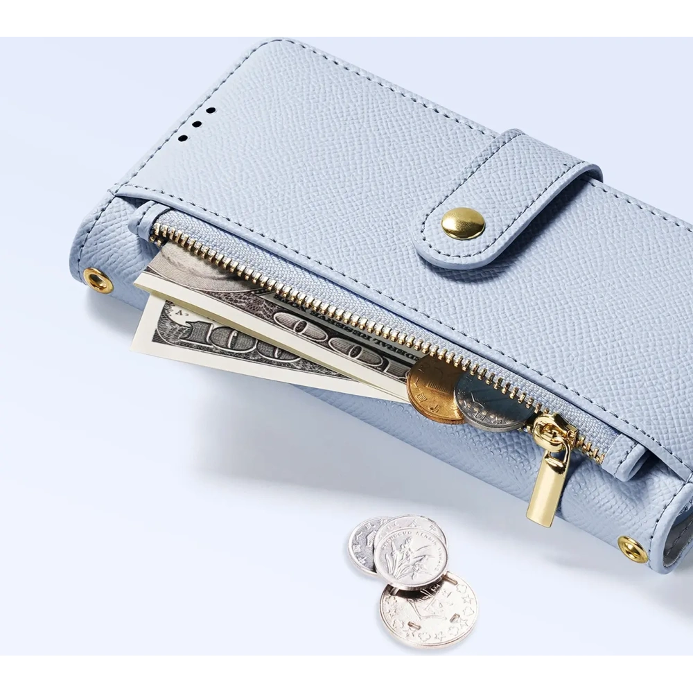 Etui z klapką Dux Ducis Lawa do Apple iPhone 15 Pro niebieskie