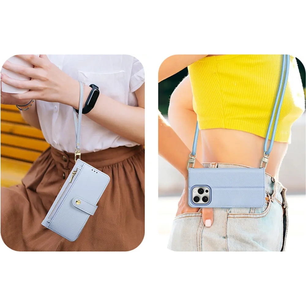 Etui z klapką Dux Ducis Lawa do Apple iPhone 15 Pro niebieskie