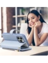Etui z klapką Dux Ducis Lawa do Apple iPhone 15 Pro niebieskie