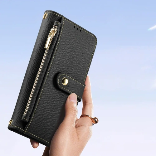 Etui z klapką Dux Ducis Lawa do Apple iPhone 15 Pro Max czarne