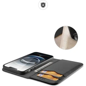 Etui z klapką Dux Ducis Hivo do Apple iPhone 16e czarne